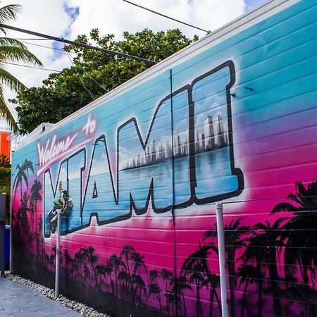 Cozy & Colorful Miami Art Canvas W/Hottub & Murals Εξωτερικό φωτογραφία